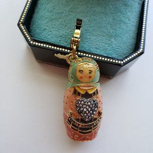 Juicy Couture Russian Matryoshka doll charm, super cute, rare charm.